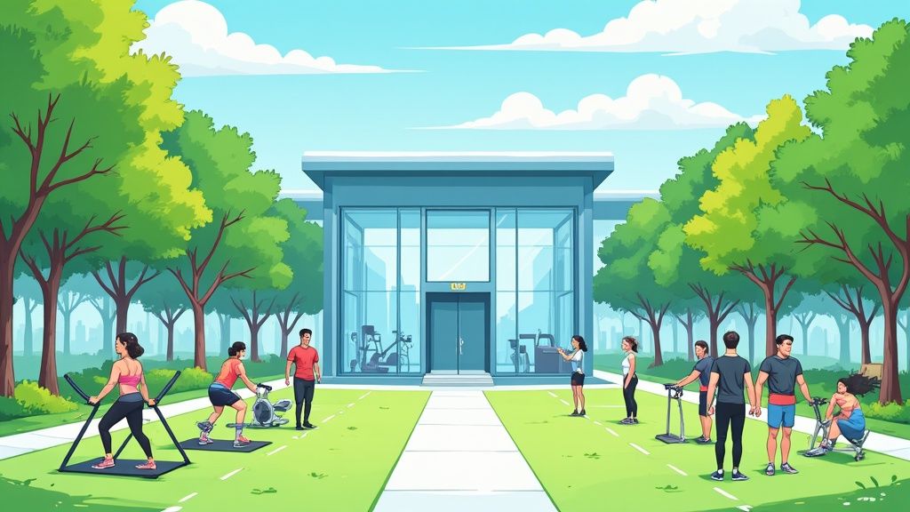Boost Your Gym with Outdoor Exercise Stations
