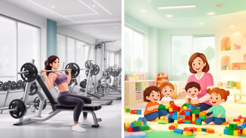 Gyms that offer child care: Boost Retention and Community