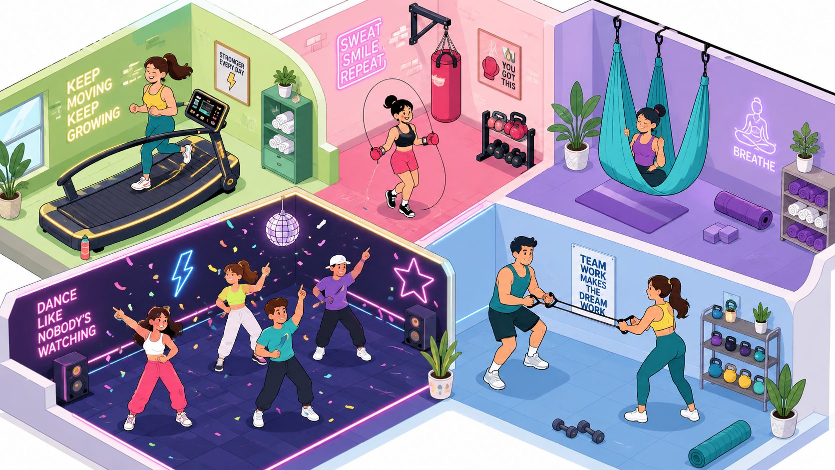 Fun Ways of Exercising: Boost Gym Engagement & Sales