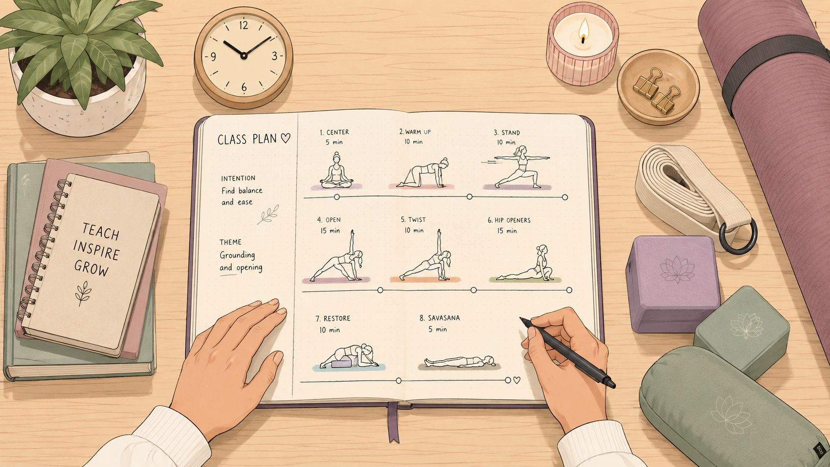 How to Build a Yoga Lesson Plan That Actually Works