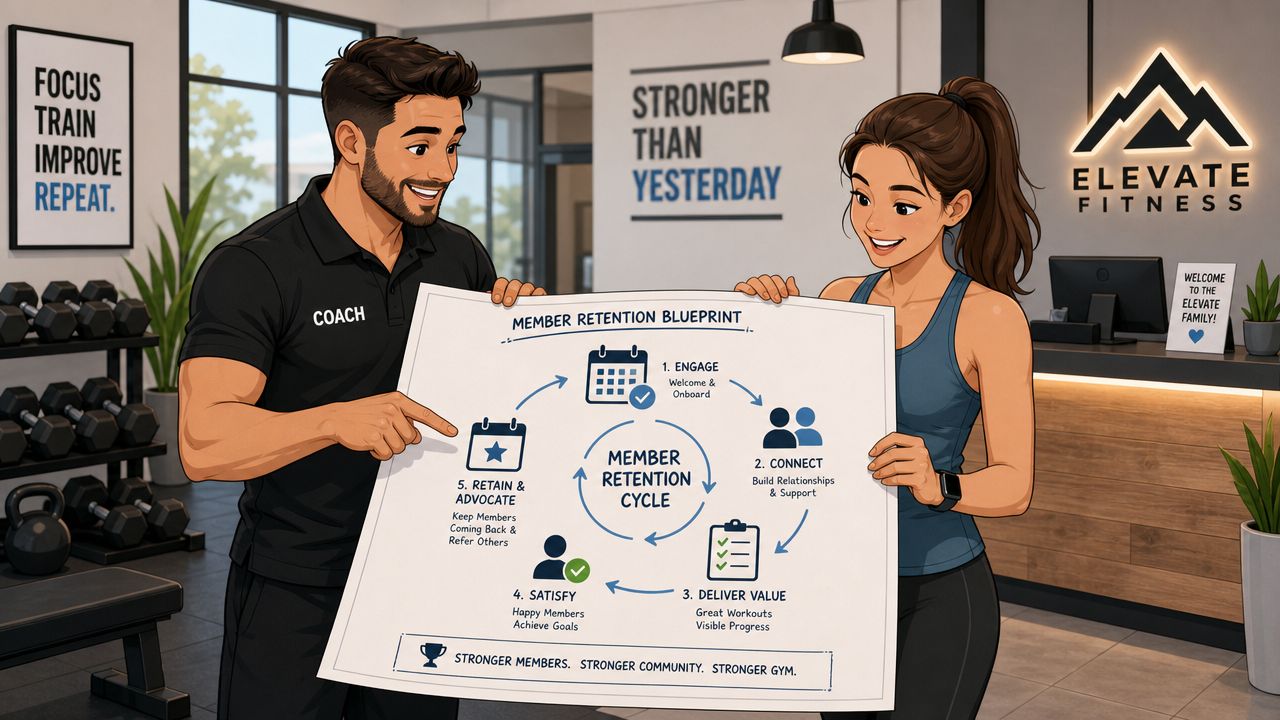 Gym Customer Retention Strategy Template: Reduce Churn