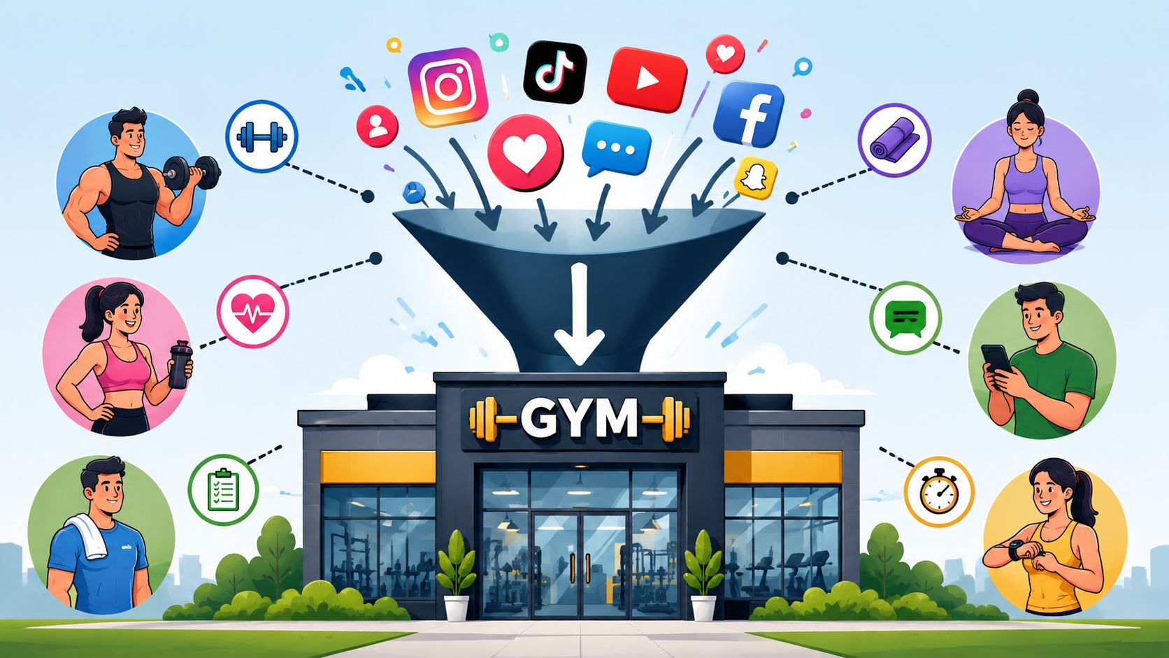 Social Media Marketing Strategy for Gym Membership Growth