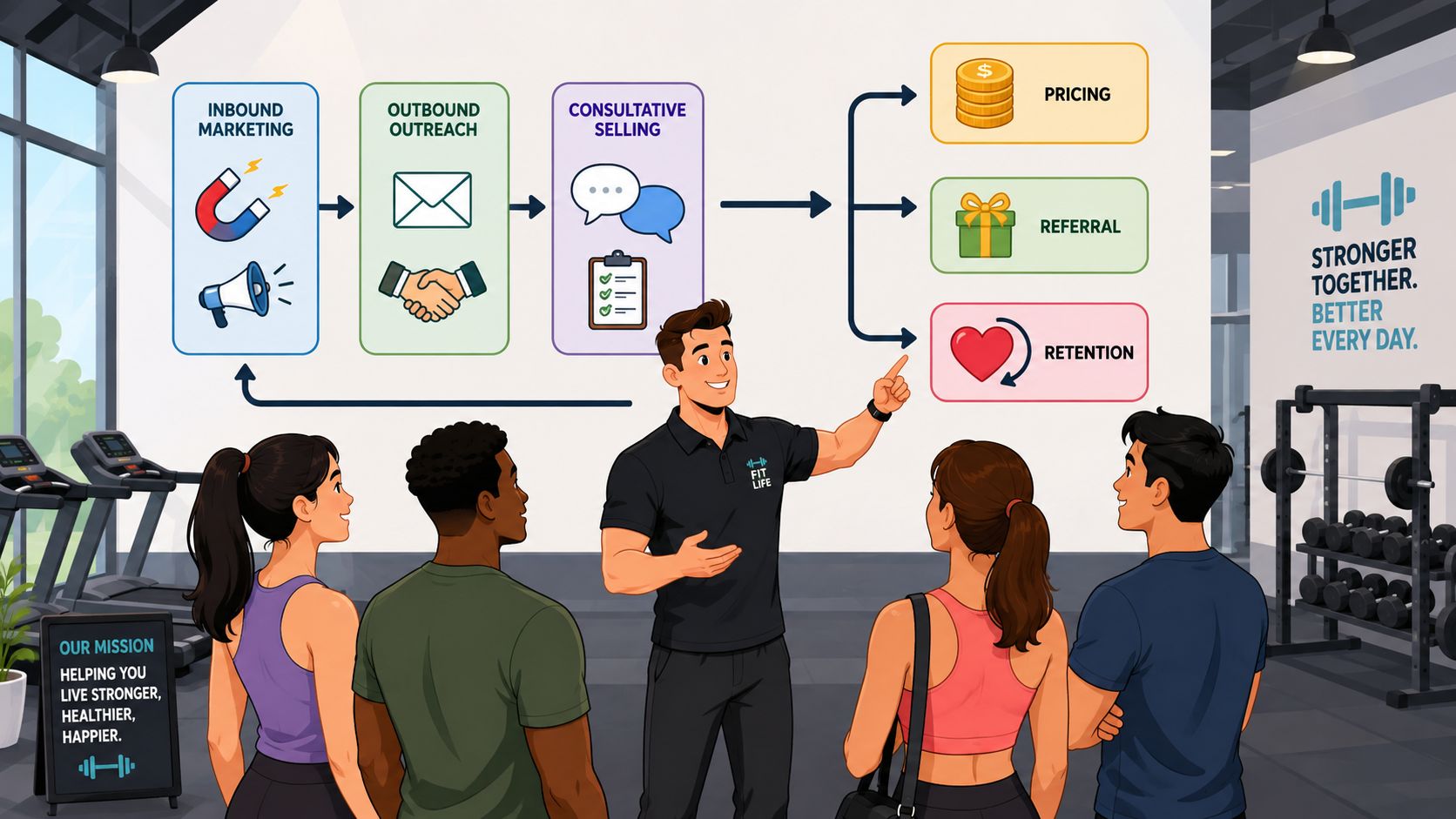 What Are the Sales Strategies That Grow Gym Memberships